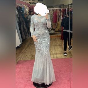 mermaid prom dress